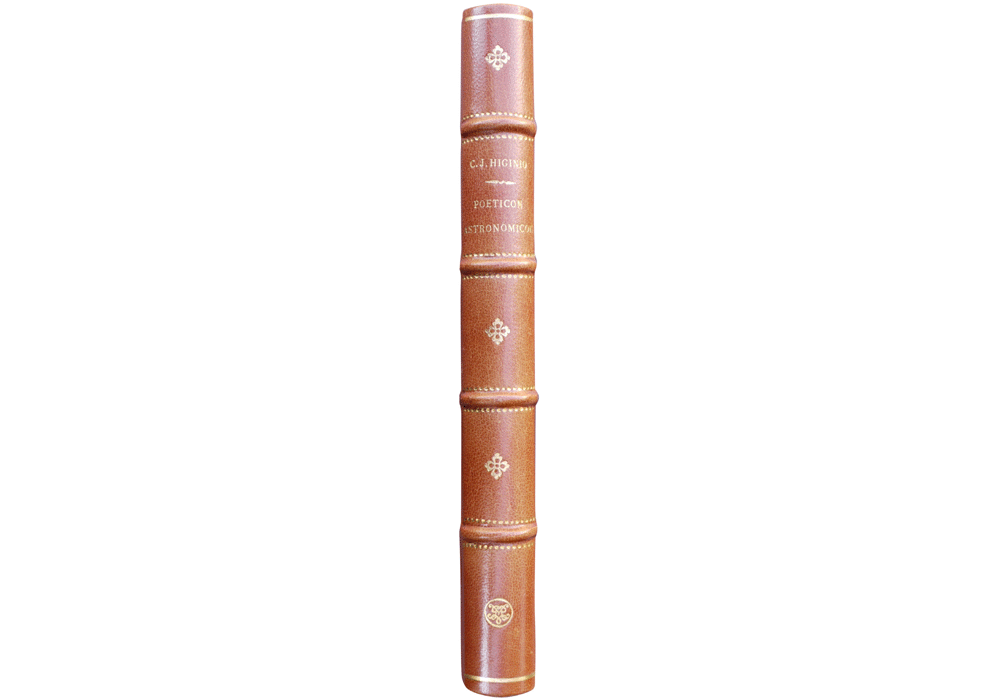 Poeticon Astronomicon-Higinio-Ratdolt-Incunables Libros Antiguos-libro facsimil-Vicent Garcia Editores-10 Funda lomo.